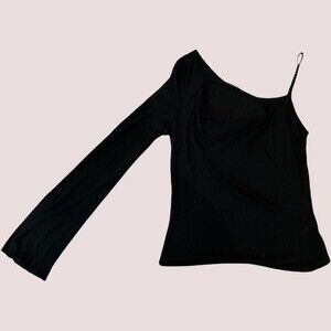 Vintage Tom K Nguyen One Sleeve Top SZ L EUC